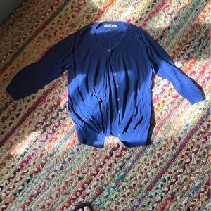 Navy blue 3/4 sleeve Old Navy vintage cardigan